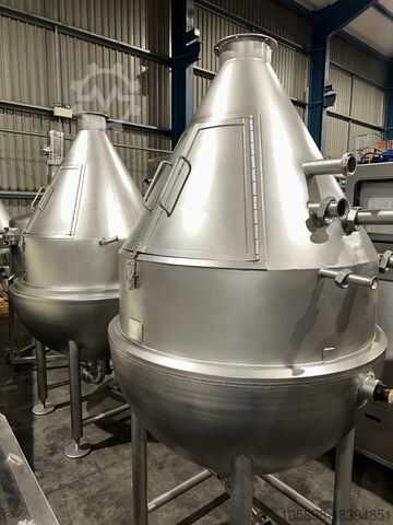 Jam cooking vessels Foodmek Tulip vessels