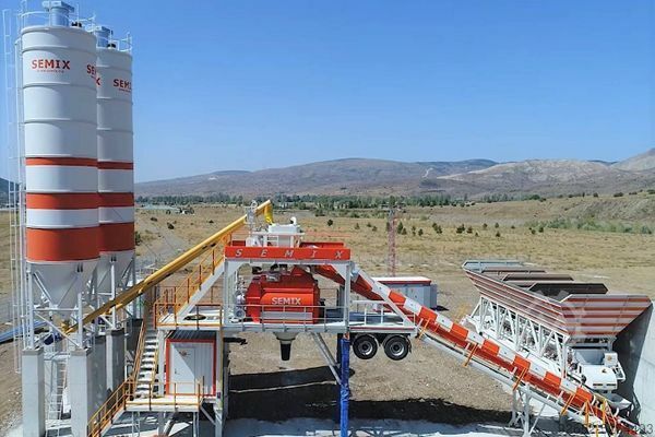 CONCRETE BATCHING PLANT Mobile 160S4 SEMIX Mobile 160S4